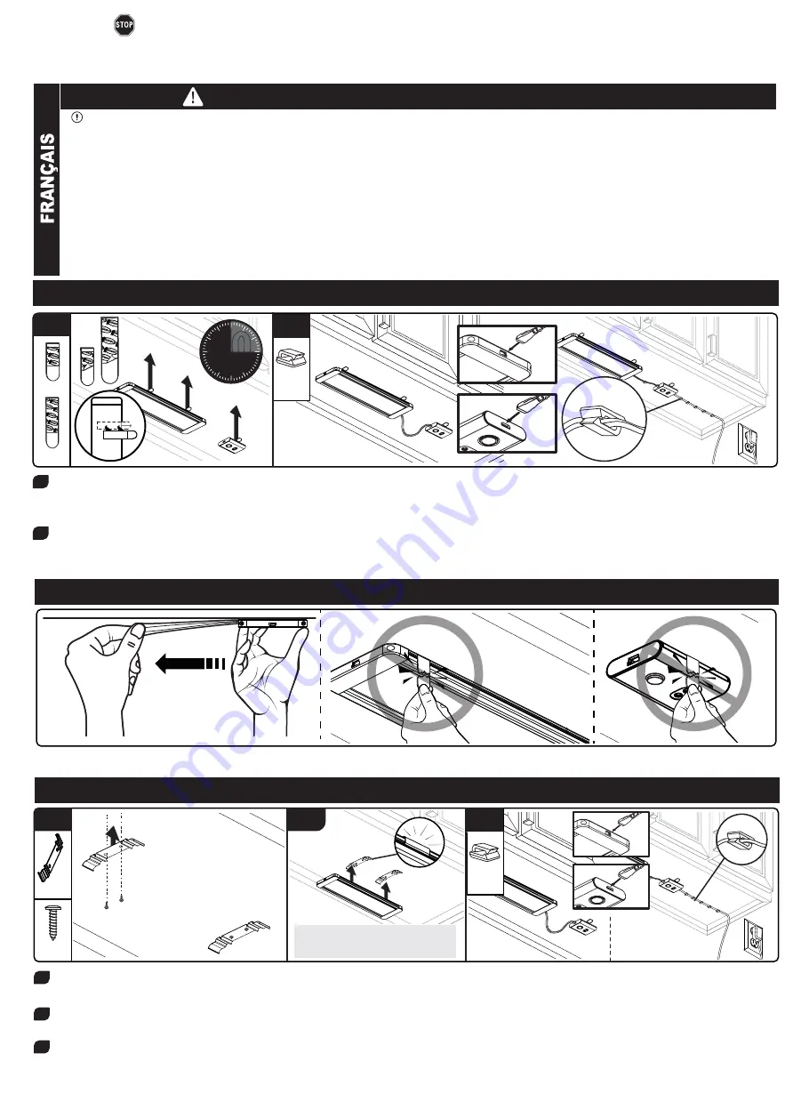 Good Earth Lighting UC1271-WH1-09LF3-G Manual Download Page 3