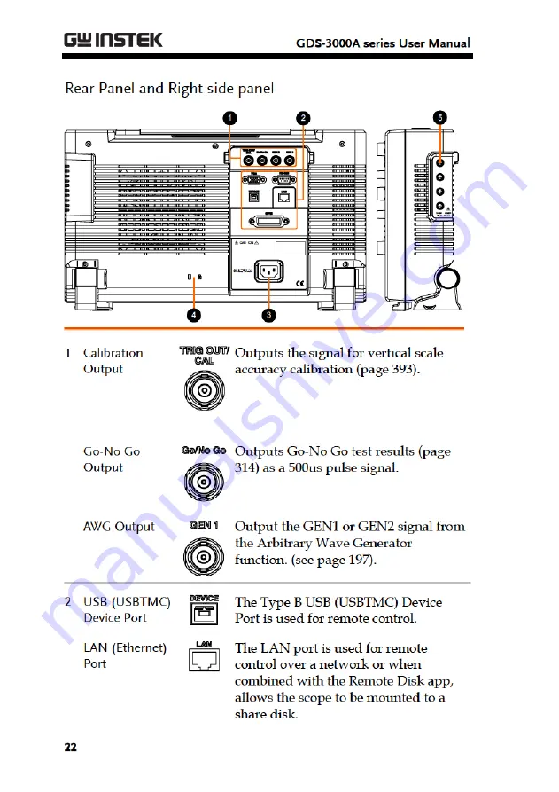 Good Will Instrument GDS-3000A Series Скачать руководство пользователя страница 24