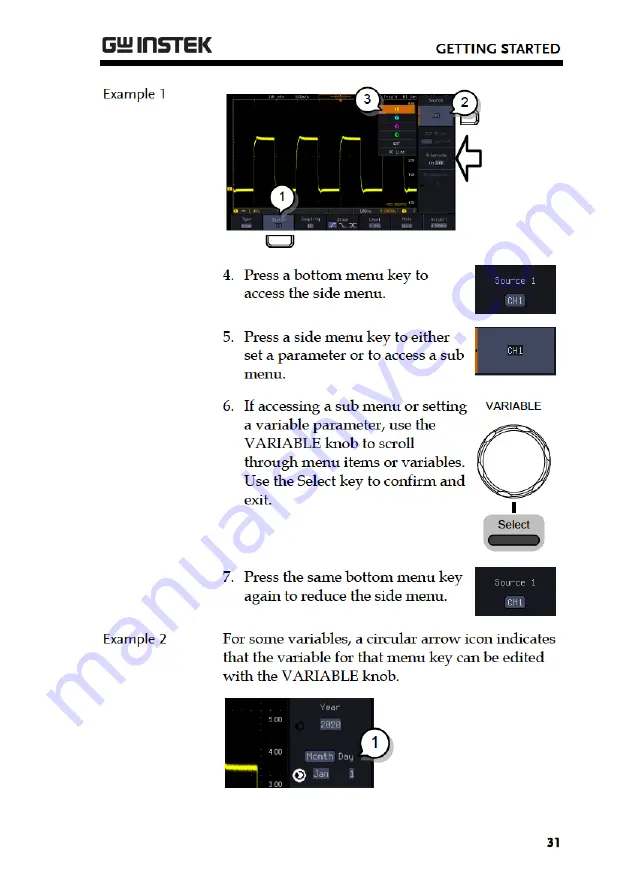 Good Will Instrument GDS-3000A Series Скачать руководство пользователя страница 33