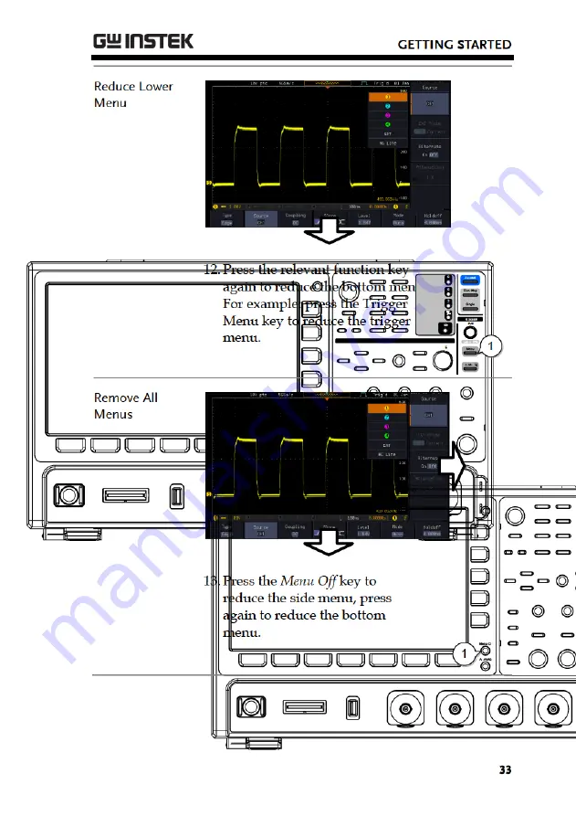 Good Will Instrument GDS-3000A Series Скачать руководство пользователя страница 35