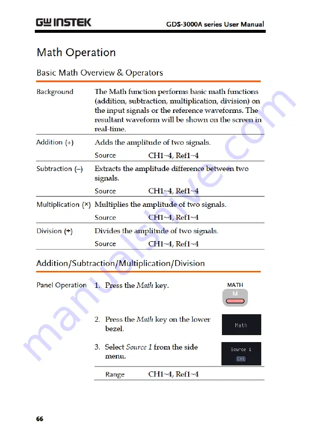 Good Will Instrument GDS-3000A Series User Manual Download Page 68