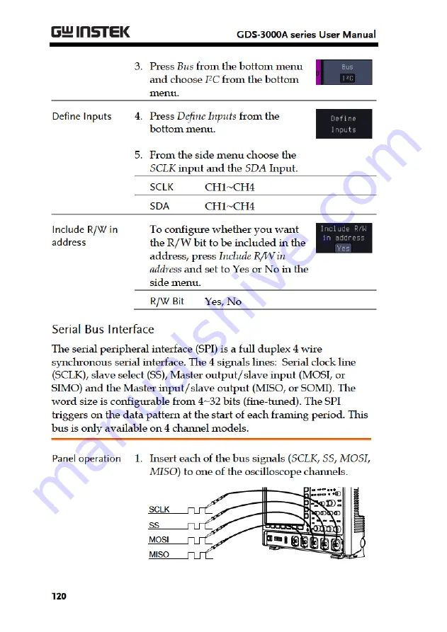 Good Will Instrument GDS-3000A Series Скачать руководство пользователя страница 122