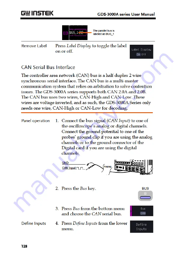 Good Will Instrument GDS-3000A Series Скачать руководство пользователя страница 130