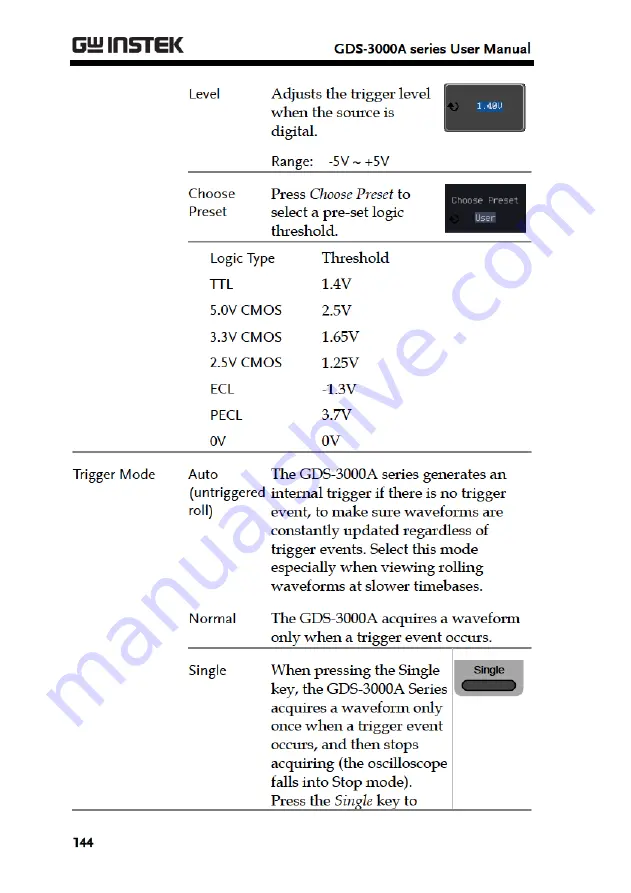 Good Will Instrument GDS-3000A Series Скачать руководство пользователя страница 146