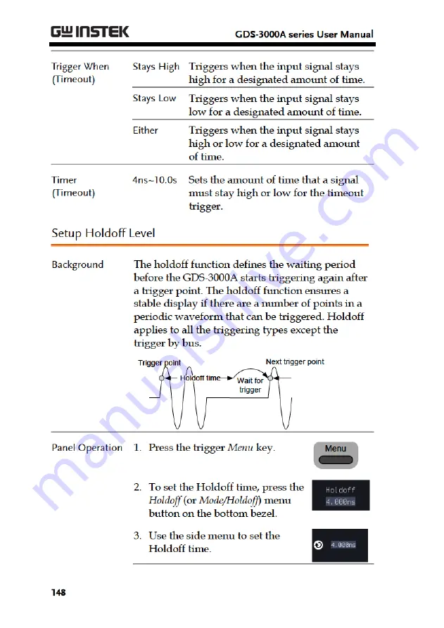 Good Will Instrument GDS-3000A Series User Manual Download Page 150