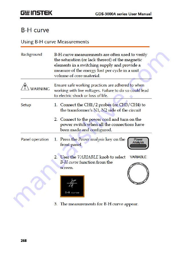 Good Will Instrument GDS-3000A Series User Manual Download Page 270