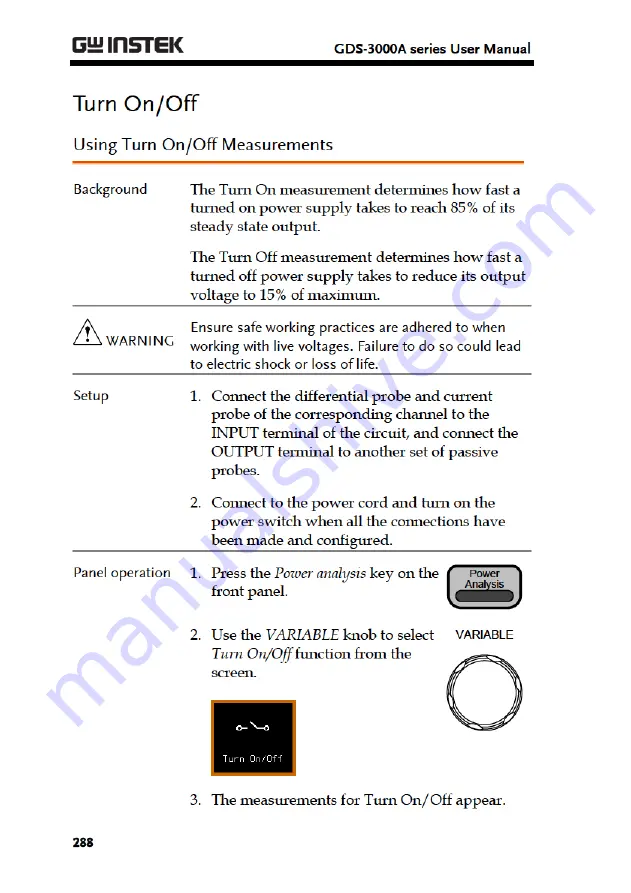 Good Will Instrument GDS-3000A Series Скачать руководство пользователя страница 290