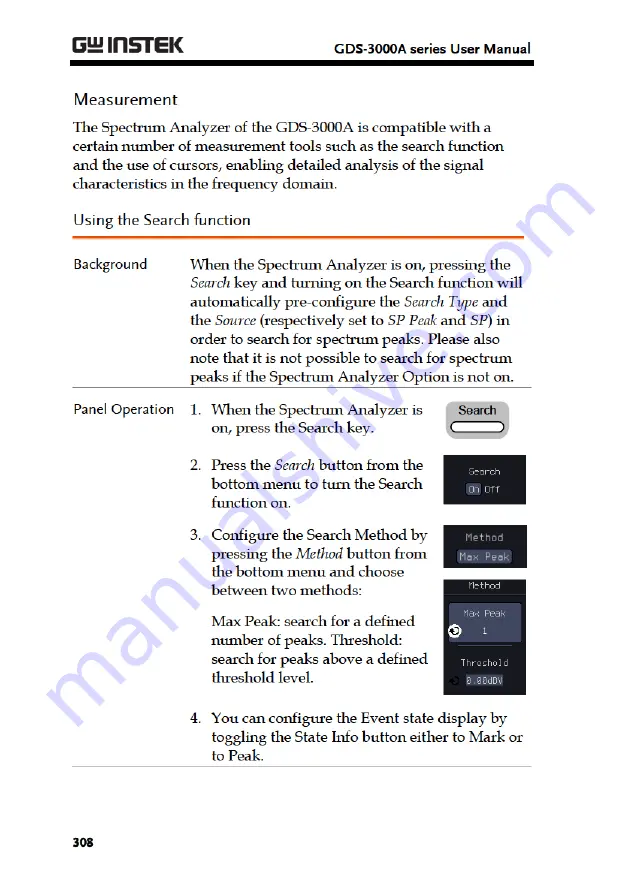 Good Will Instrument GDS-3000A Series User Manual Download Page 310