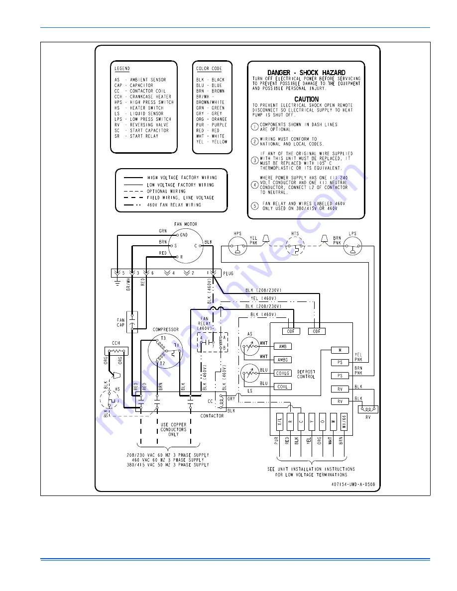 Goodman CHJD Series Installation Manual Download Page 15