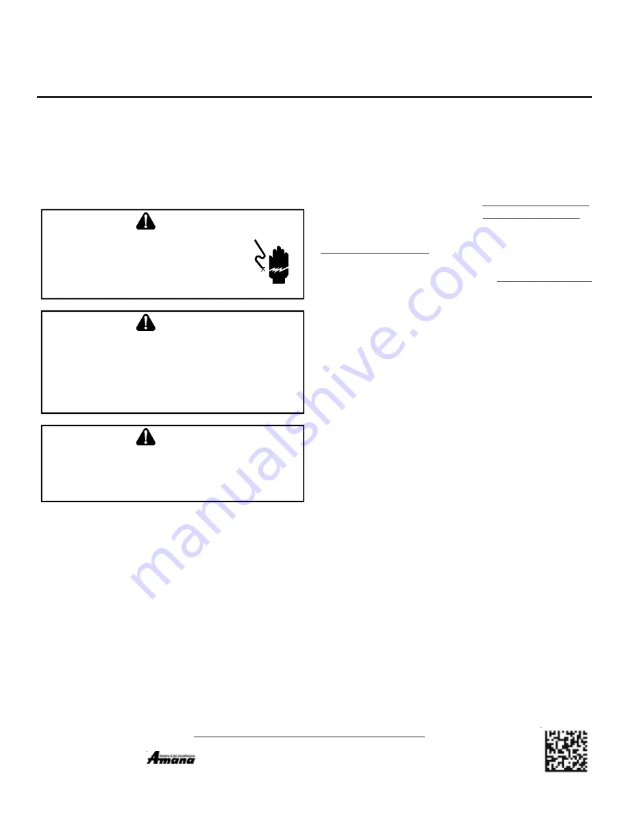 Goodman CONDENSING UNIT HEAT PUMP Installation & Service Reference Download Page 1