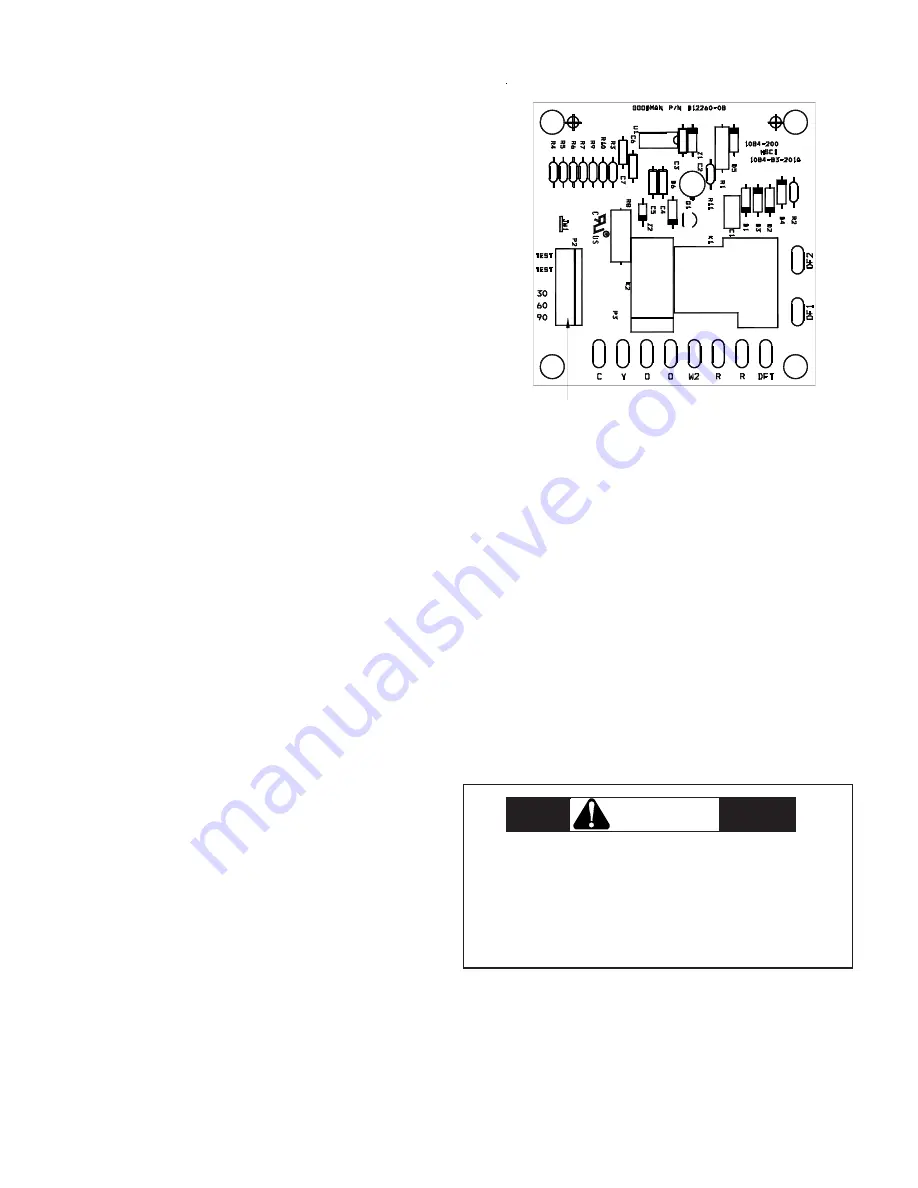 Goodman CPLE090 Installation & Operating Instructions Manual Download Page 10