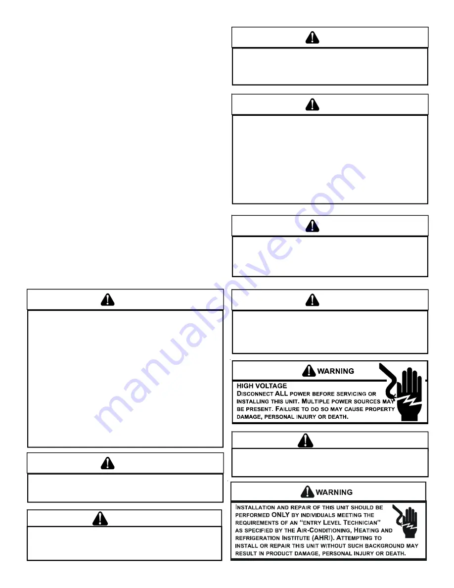 Goodman GPG13 Installation & Operating Instructions Manual Download Page 3