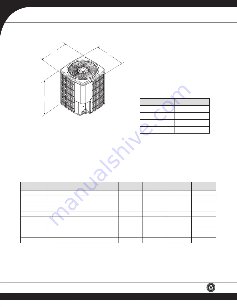 Goodman SSZ16 Product Specifications Download Page 20