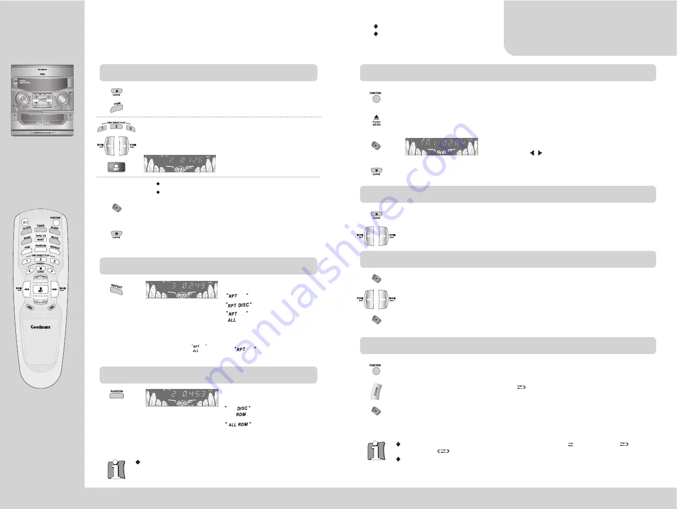 Goodmans 4160AV Instruction Manual Download Page 7