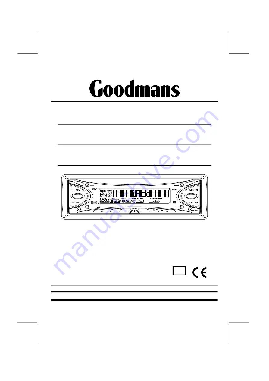 Goodmans GCE2814IP Скачать руководство пользователя страница 1