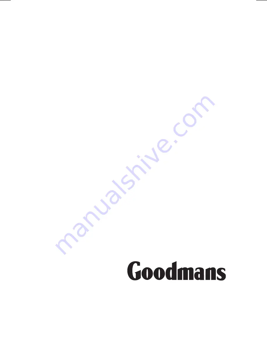 Goodmans GCE7356MP3 Instruction Manual Download Page 21