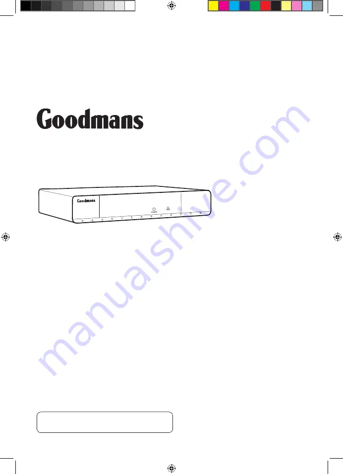 Goodmans GDB11XI Скачать руководство пользователя страница 1