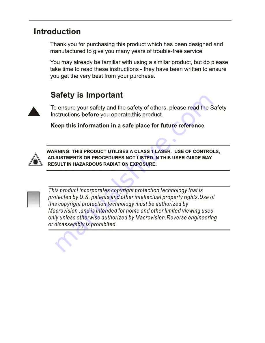 Goodmans GDVD164 User Manual Download Page 4