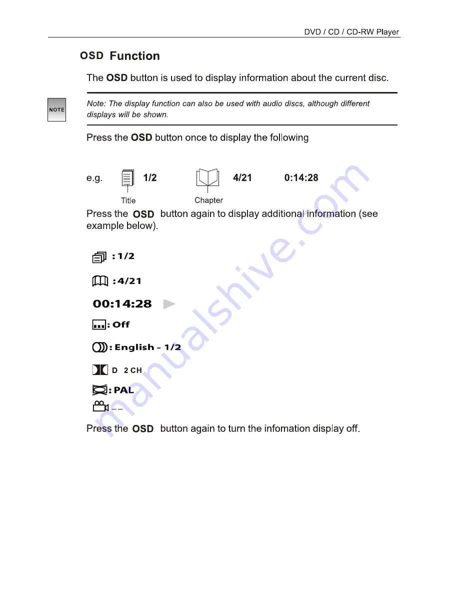 Goodmans GDVD164 User Manual Download Page 31