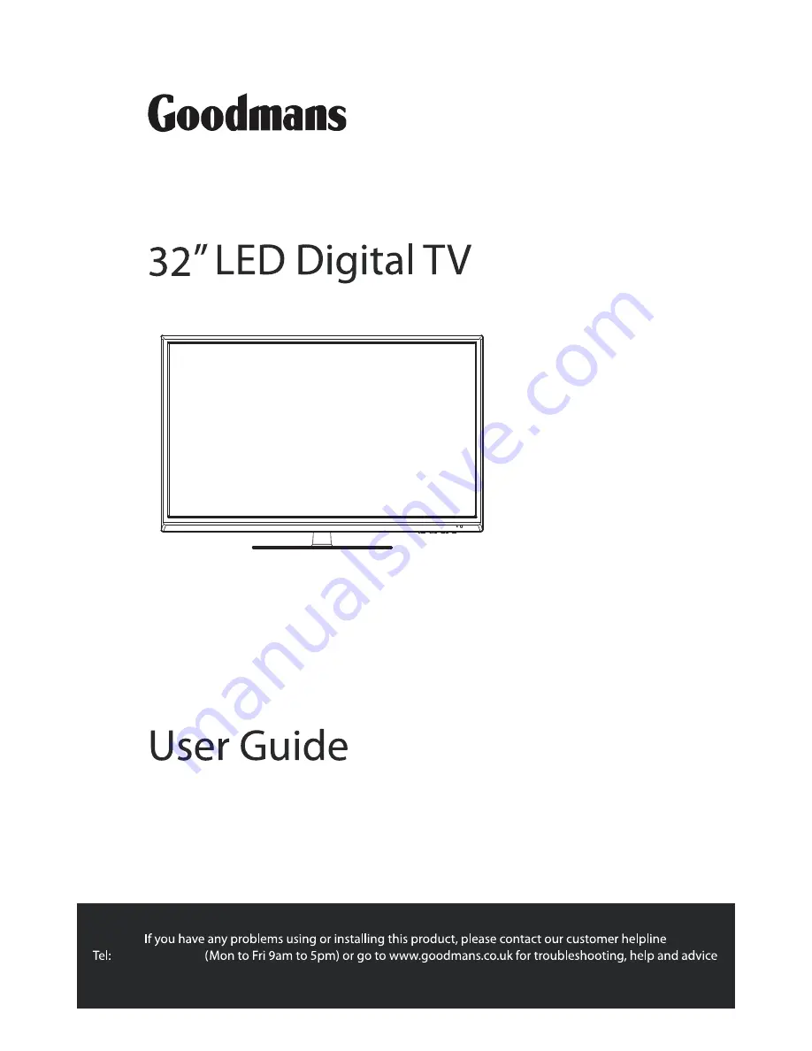 Goodmans GVLEDHD32DVDI User Manual Download Page 1