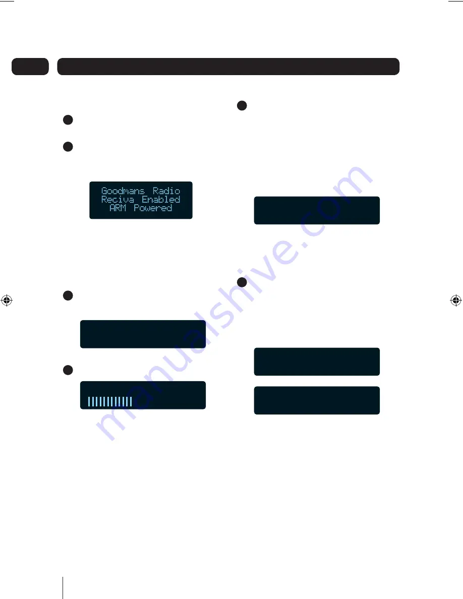 Goodmans GWF101IP Instruction Manual Download Page 6