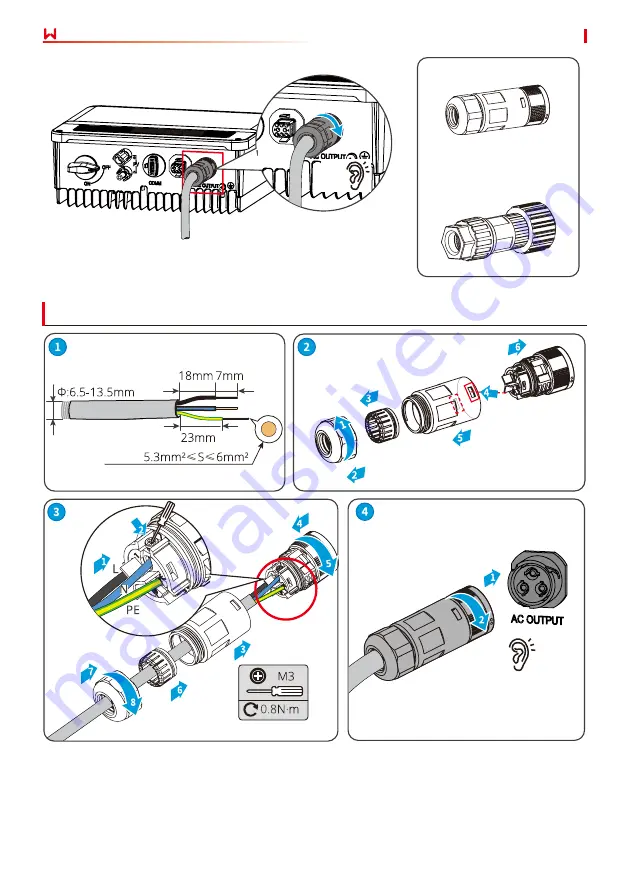 Goodwe GW1000-XS Скачать руководство пользователя страница 26