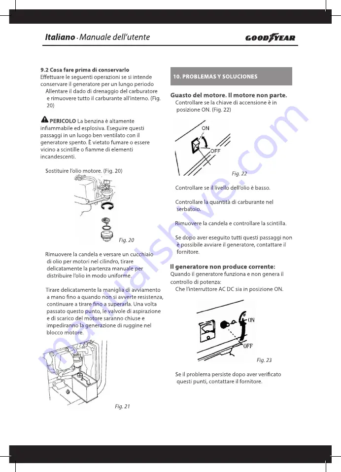 Goodyear GY 1300G Owner'S Manual Download Page 69