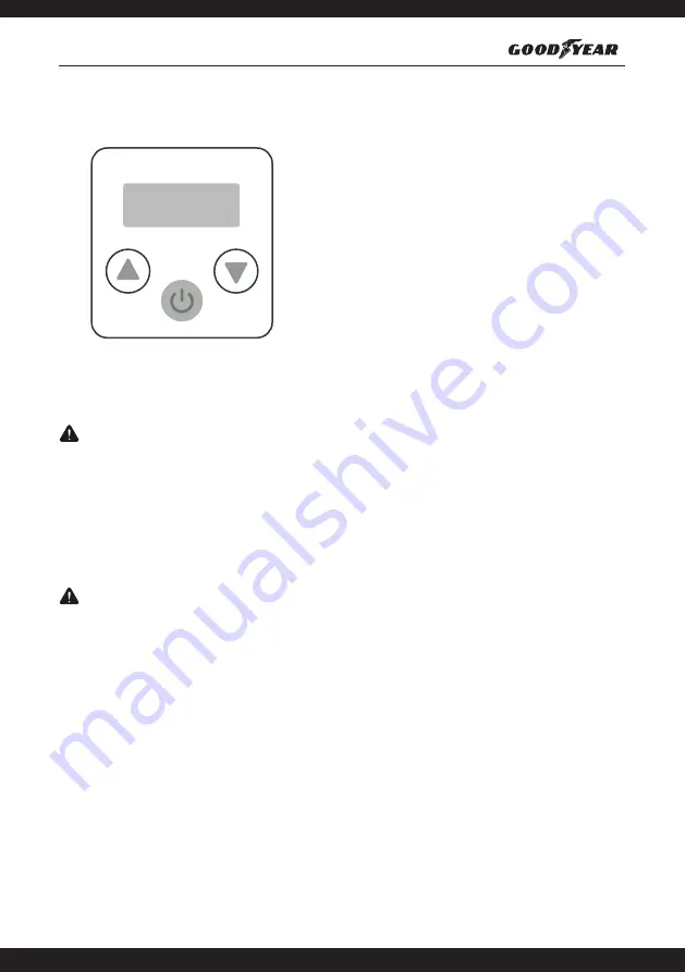 Goodyear PROFESSIONAL GY 3406 Owner'S Manual Download Page 22