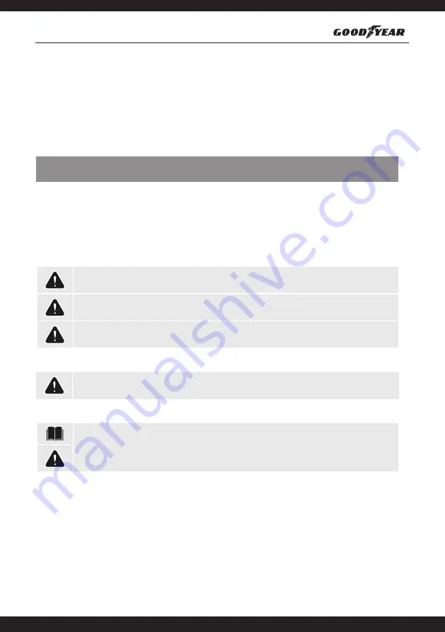 Goodyear PROFESSIONAL GY 3406 Owner'S Manual Download Page 29