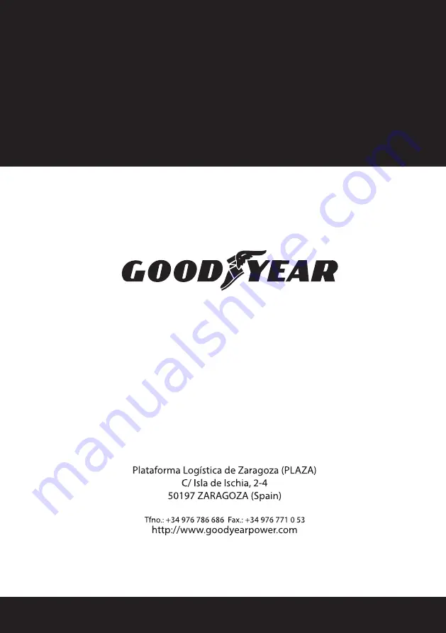 Goodyear PROFESSIONAL GY 3406 Owner'S Manual Download Page 76