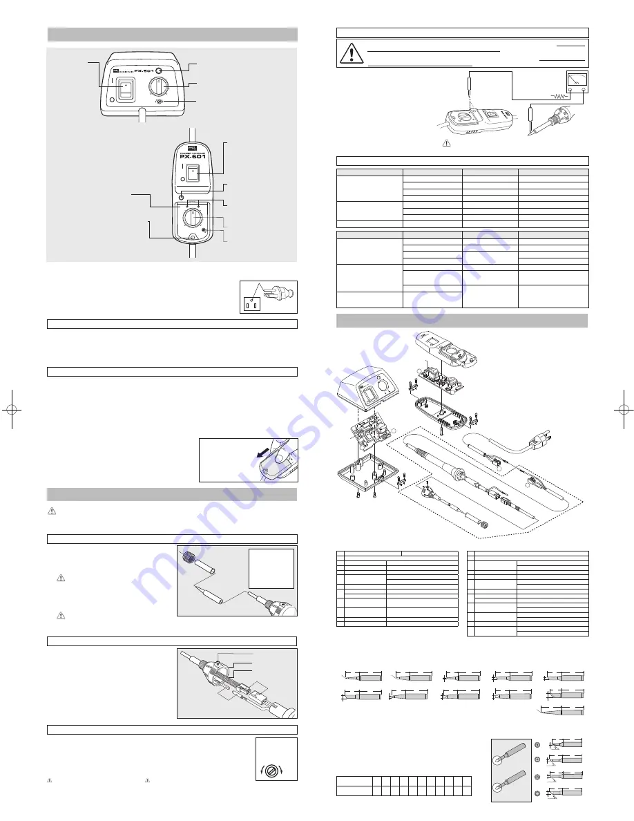 Goot PX-601(AS) Instruction Manual Download Page 2