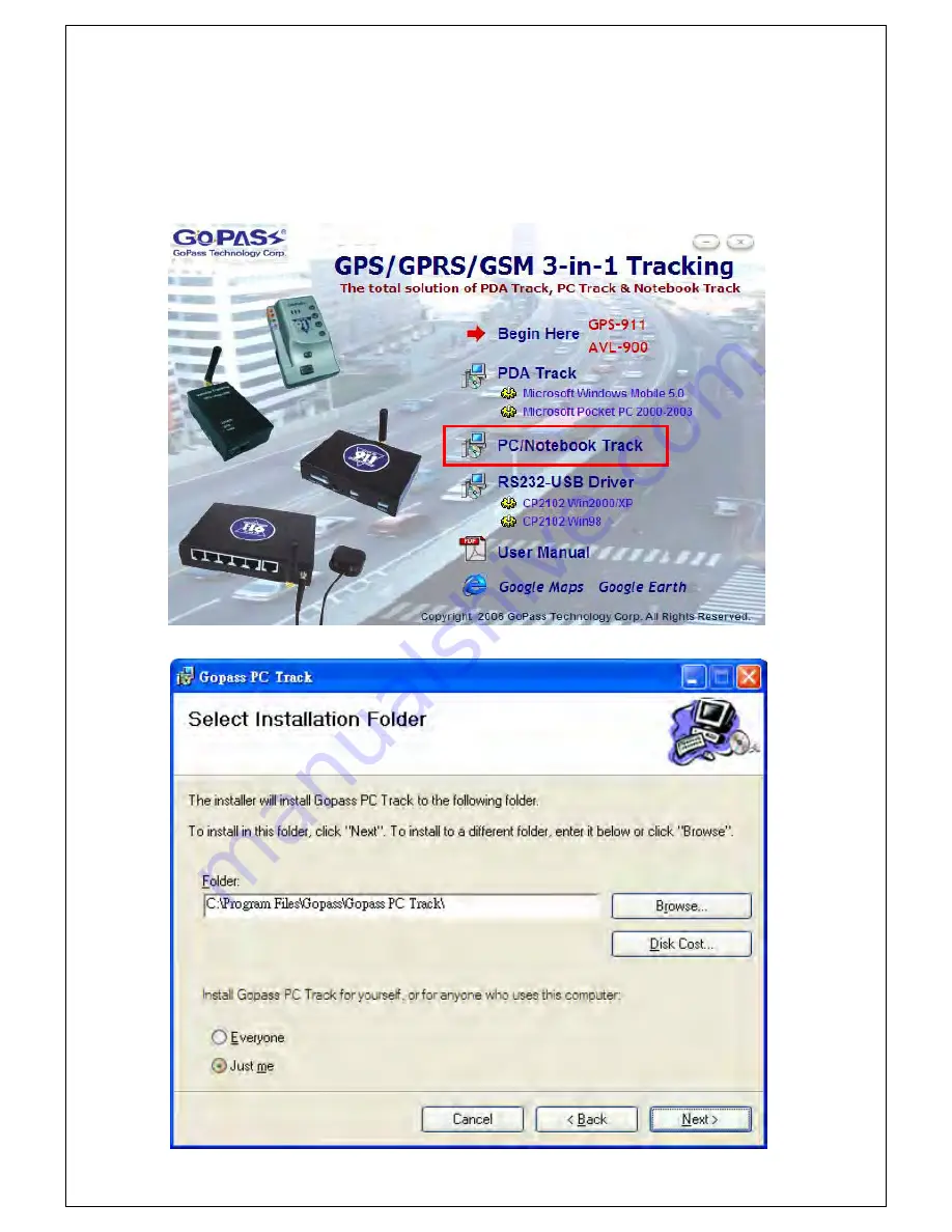 GoPass AVL-900 User Manual Download Page 59