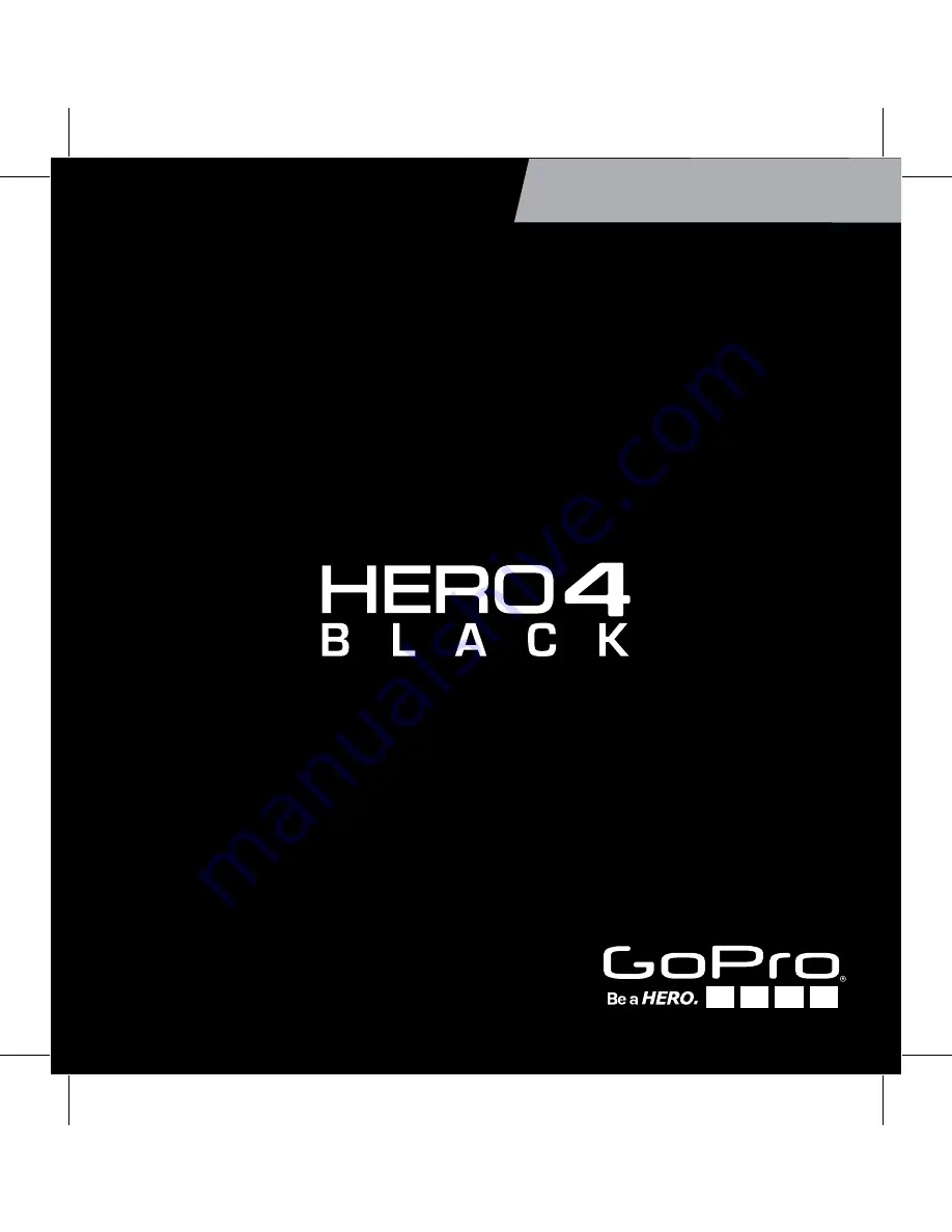 GoPro Hero 4 Black Скачать руководство пользователя страница 1