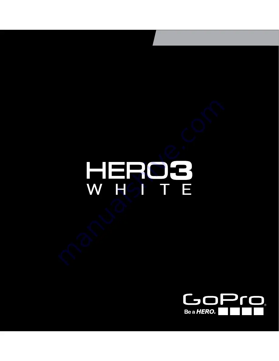 GoPro Hero3White Скачать руководство пользователя страница 1