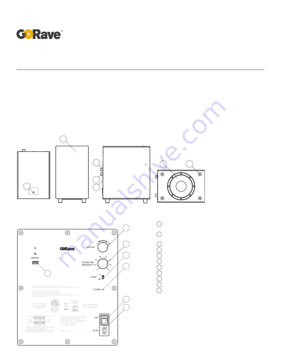 GoRave SOULSHAKER Owner'S Manual Download Page 4