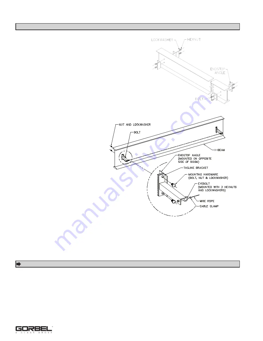 GORBEL Adjustable Gantry Crane Installation, Operation & Maintenance Manual Download Page 8