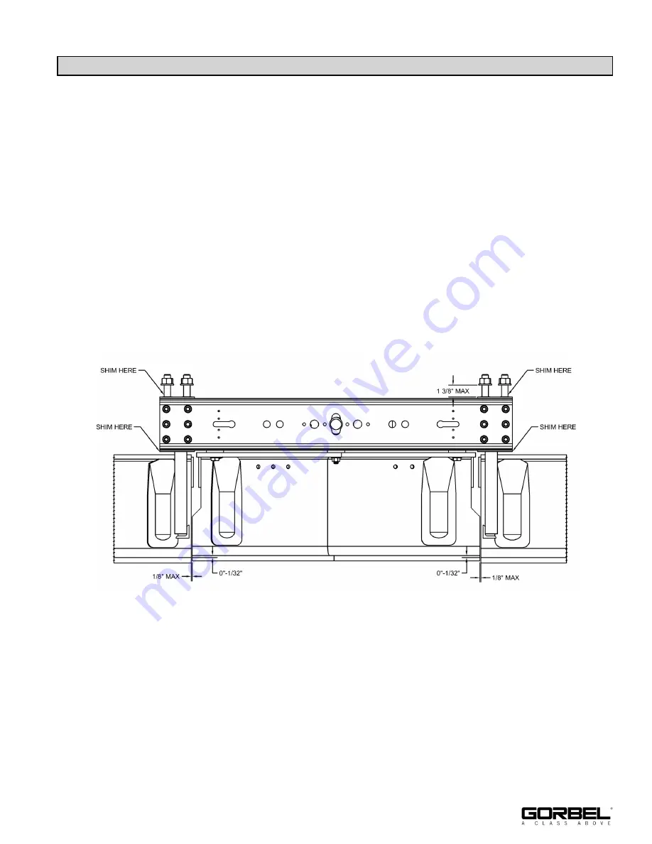 GORBEL Tarca I Series Installation, Operation & Maintenance Manual Download Page 9