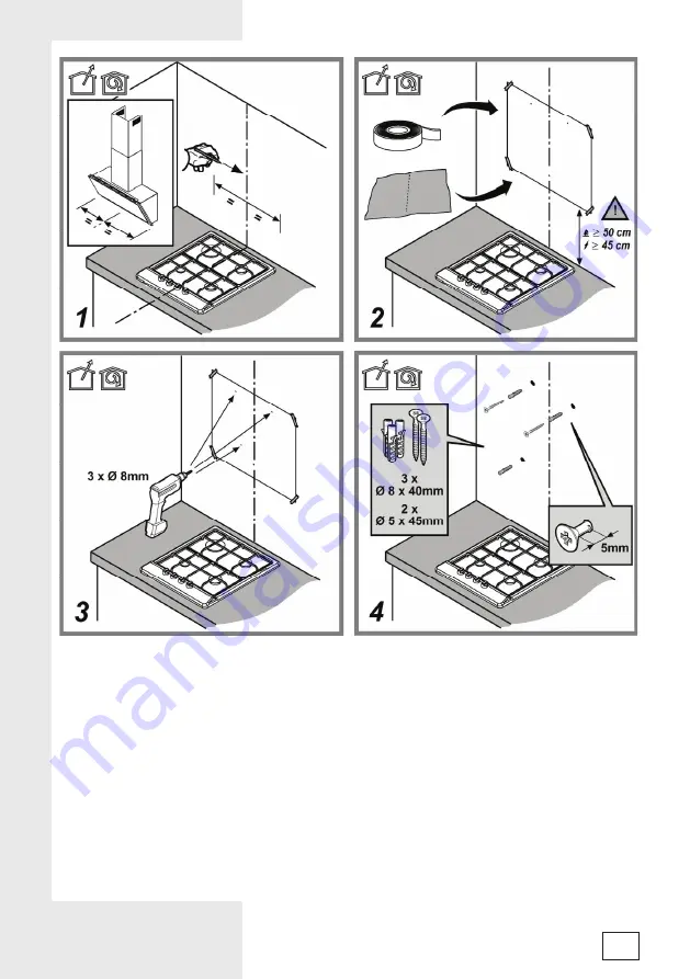 Gorenje Plus GHV62B Instruction On Mounting And Use Manual Download Page 3