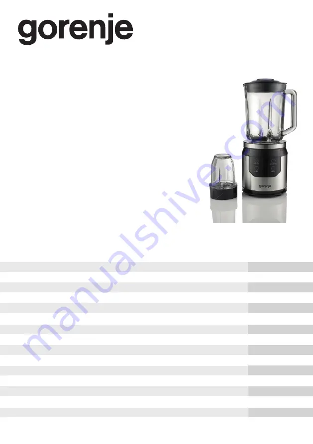 Gorenje B800HC Instruction Manual Download Page 1