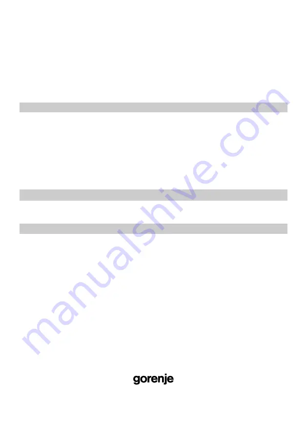 Gorenje BM 910 W Instruction Manual Download Page 46