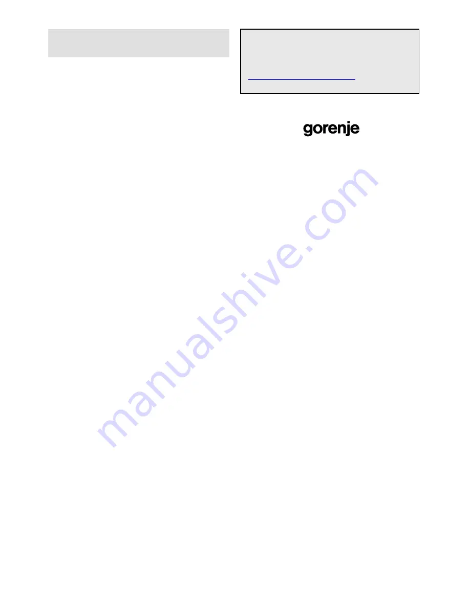 Gorenje BM6250ORAW Instruction Manual Download Page 175