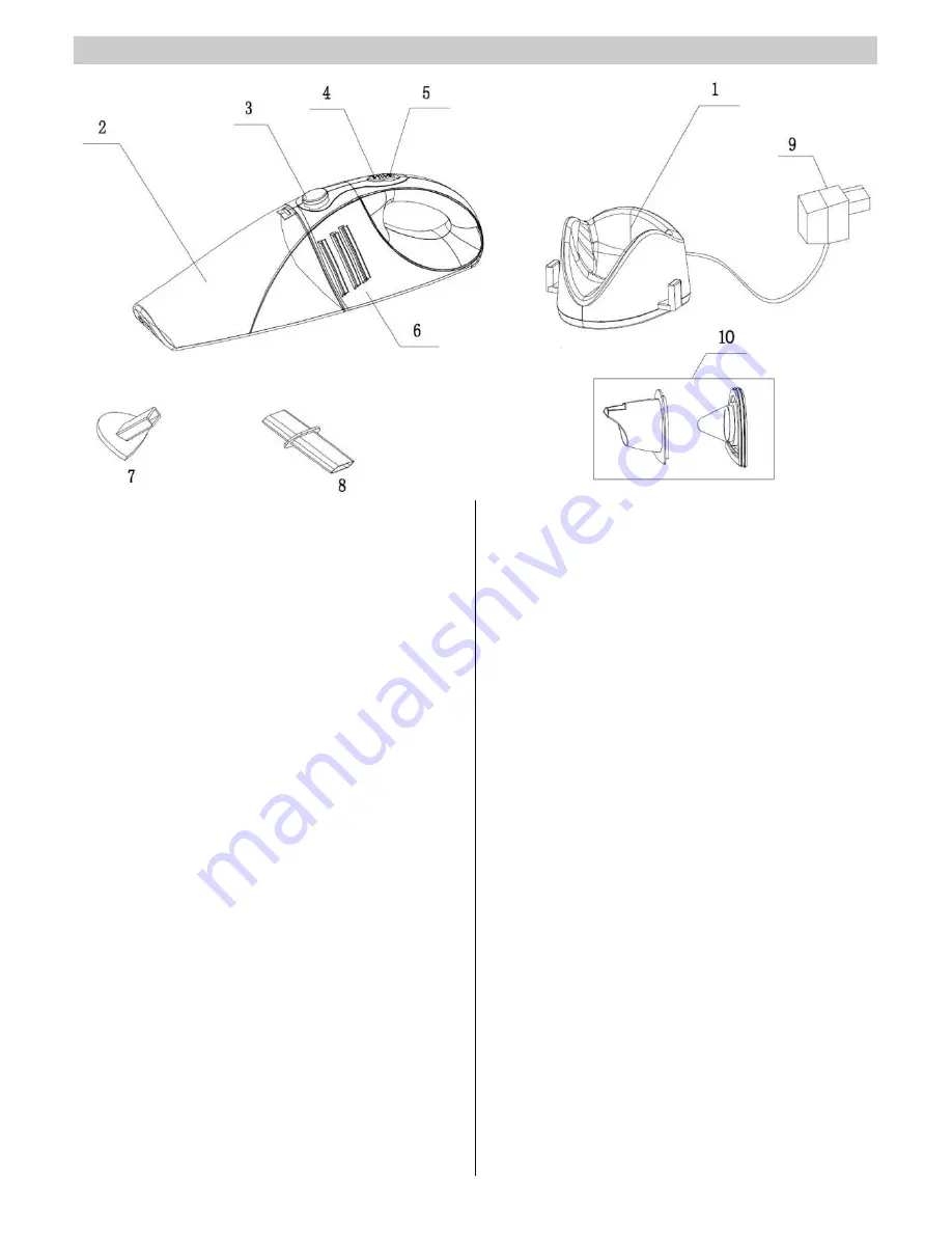 Gorenje MVC 48 WB Instruction Manual Download Page 9