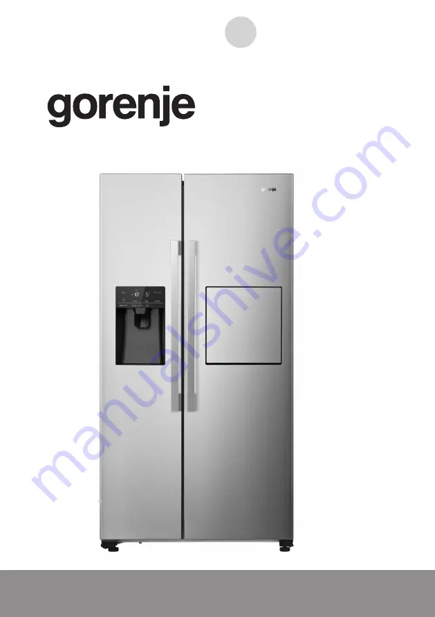 Gorenje NRS9181VXB Скачать руководство пользователя страница 1