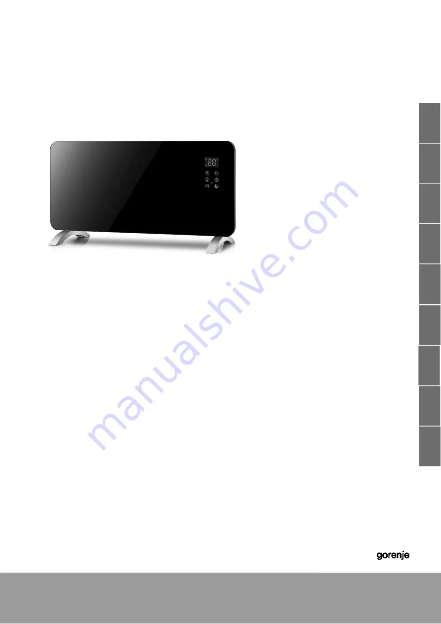 Gorenje OptiHeat 2000EWP Instructions For Use Manual Download Page 1