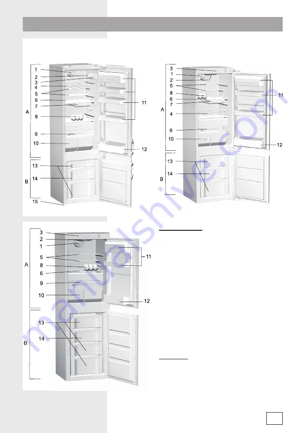 Gorenje RCI4181AW Instructions For Use Manual Download Page 5