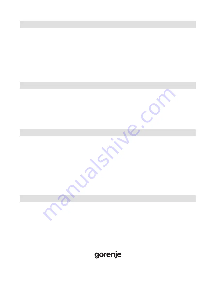 Gorenje VCE 1800 EAWF Instruction Manual Download Page 26