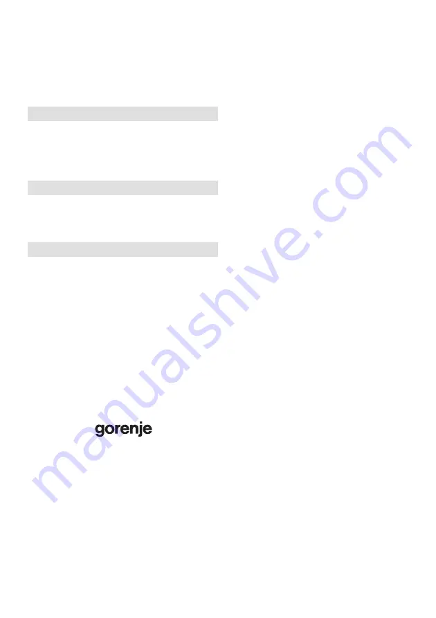 Gorenje VCEA21GLBL Instruction Manual Download Page 30