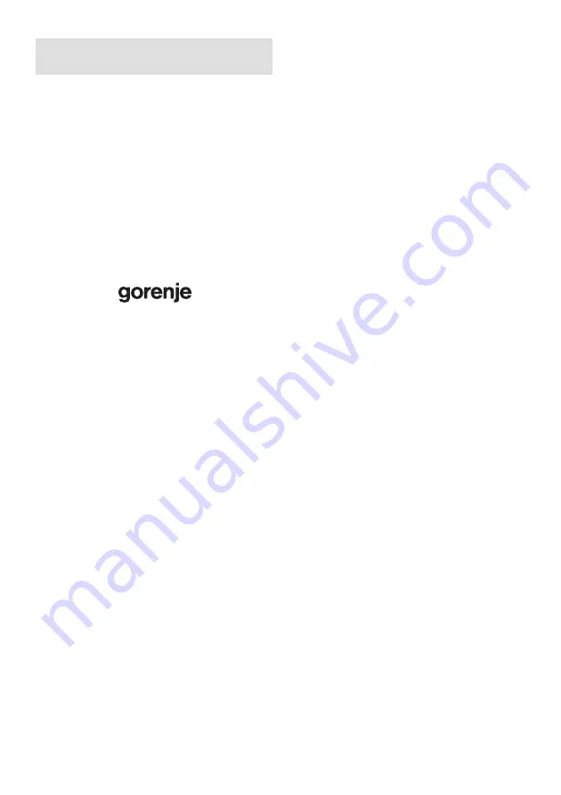 Gorenje VCEB01GAWWF Instruction Manual Download Page 58