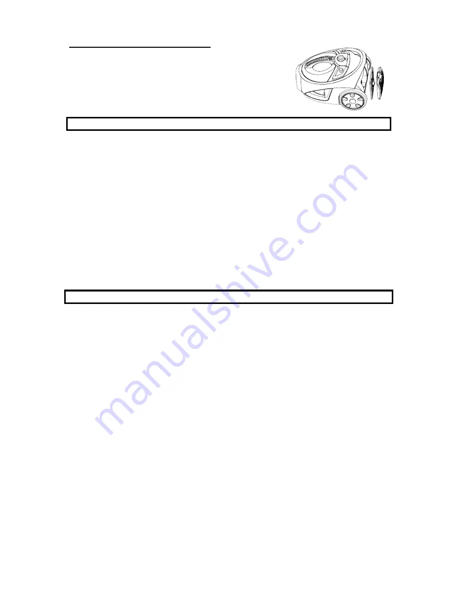 Gorenje VCK 2000 EHC Cyclonic Instruction Manual Download Page 31