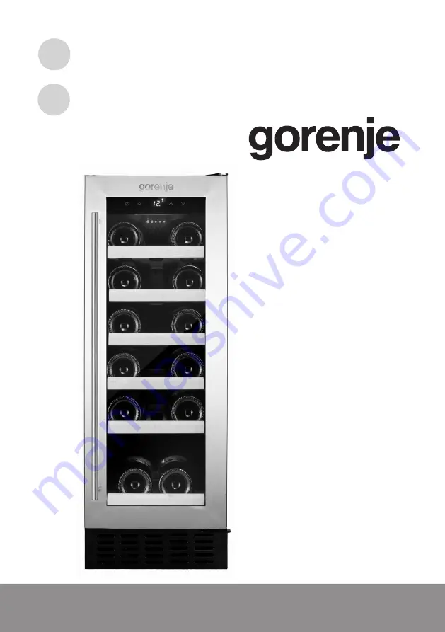 Gorenje WCIU2090A1 Скачать руководство пользователя страница 1